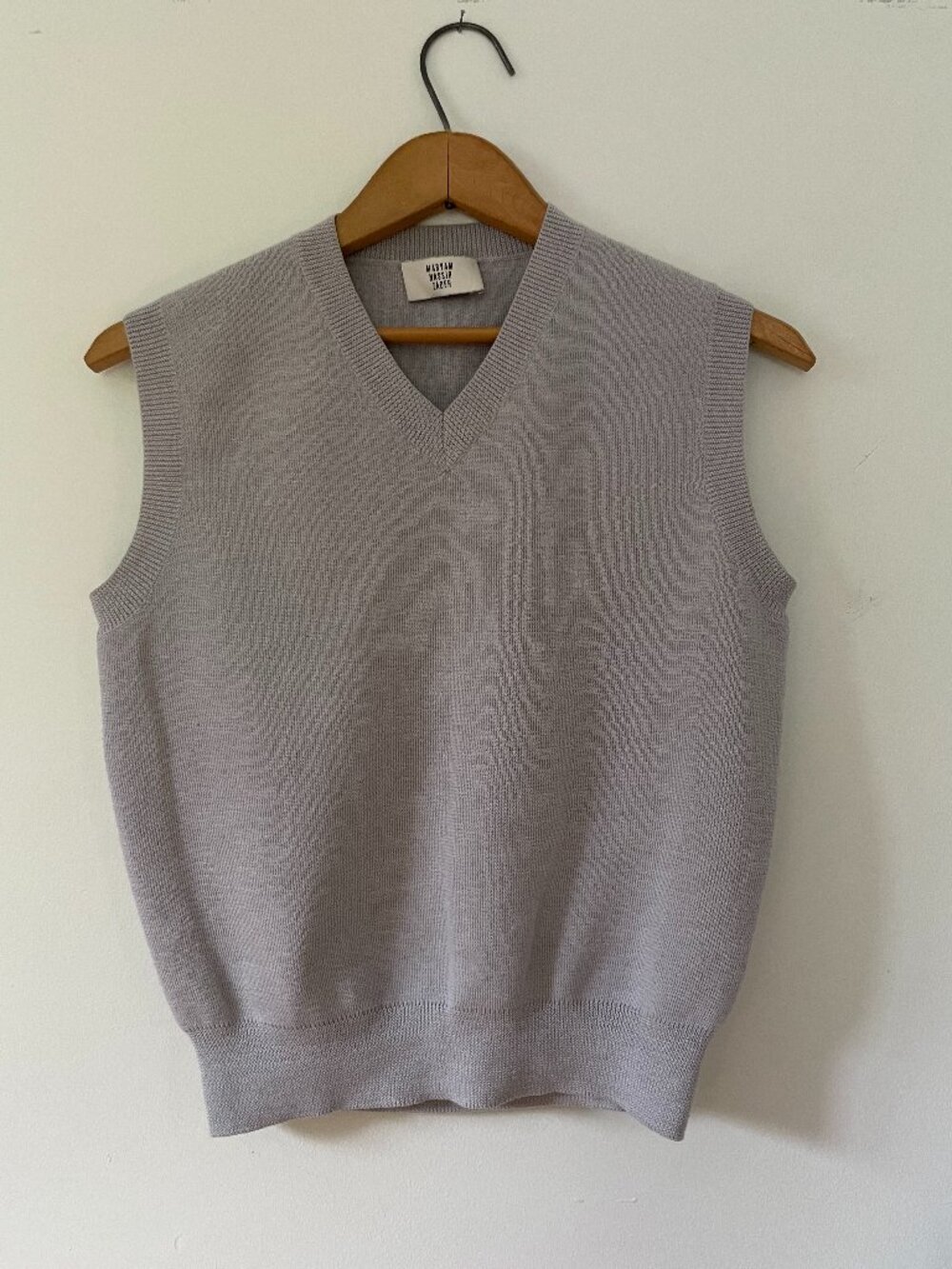 Maryam Nasser Zadeh gray Apollo vest, Small